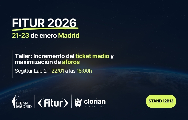 Banner Clorian Ticketing x Fitur 2026